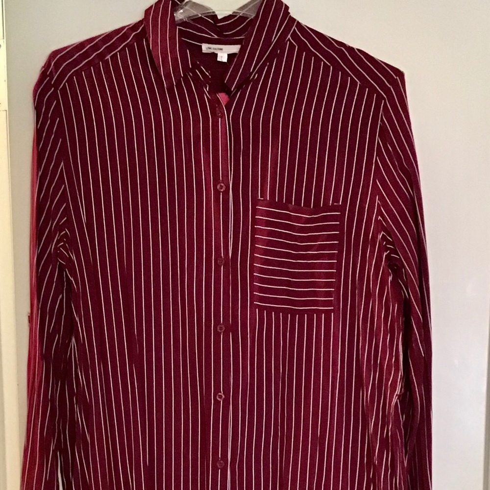 Dress shirt style dress